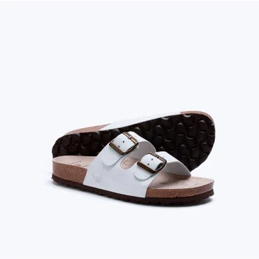SUECOS Sandalias BIO de mujer confortable IRIS NOBUK BIO con BIO SYSTEM