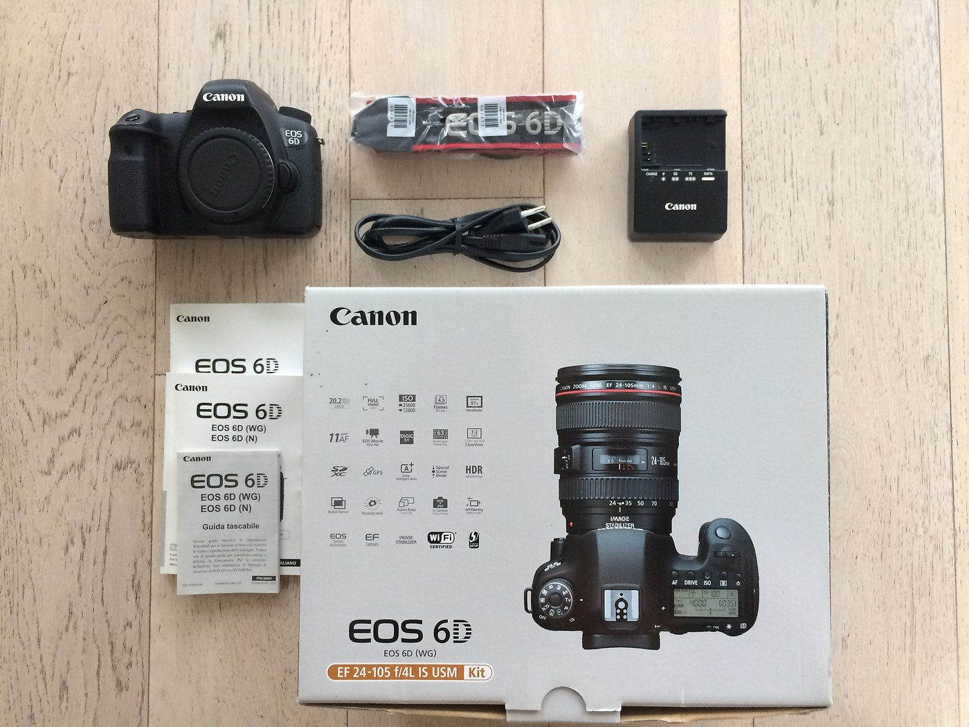 Canon EOS 6D Digital Camera with Ef 24-105mm Lens