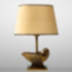 Deknudt Coquillage brass lamp Riviera