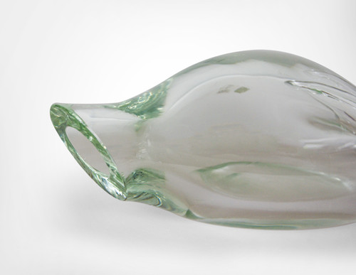 Licio Zanetti Murano Large Swan Sculpture in Clear Glass 4.65kg