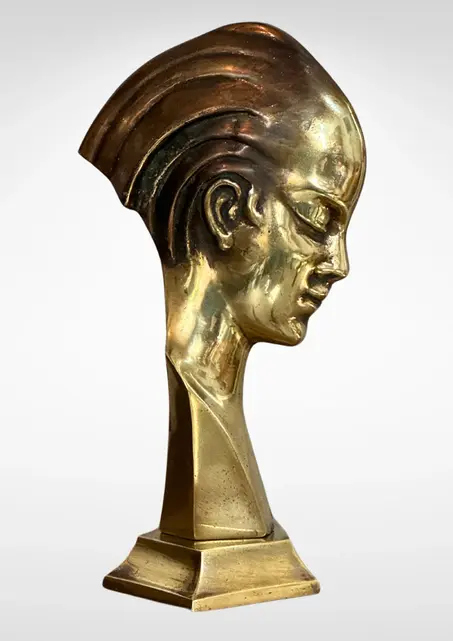 Art Deco Bronze Bust by Guido Cacciapuoti