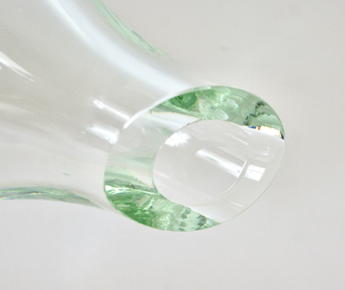 Licio Zanetti Murano Large Swan Sculpture in Clear Glass 4.65kg