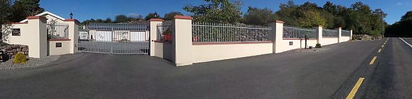 Business yard of Flannery and sons Landscaping.