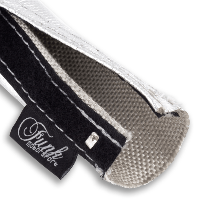 Thumbnail: FUNK MOTORSPORT SILVER VELCRO HEAT SLEEVING
