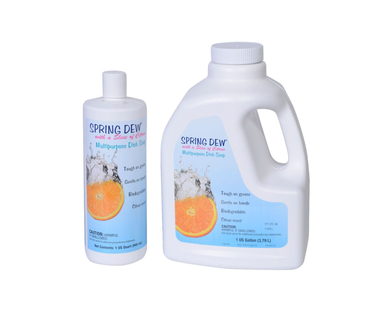 Spring Dew with a slice of Citrus-Multipurpose Dish Soap