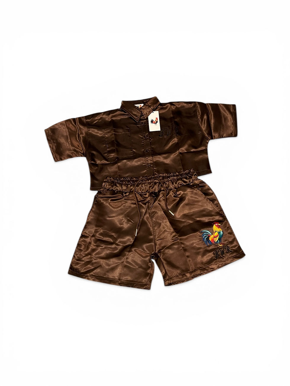 Thumbnail: Rooster Satin 2 Piece 