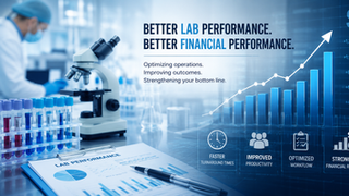 Hospital laboratory operations and performance analytics supporting clinical efficiency and financial improvement.