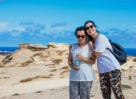 Porto Santo: levei a minha mãe a andar de avião pela 1.ª vez