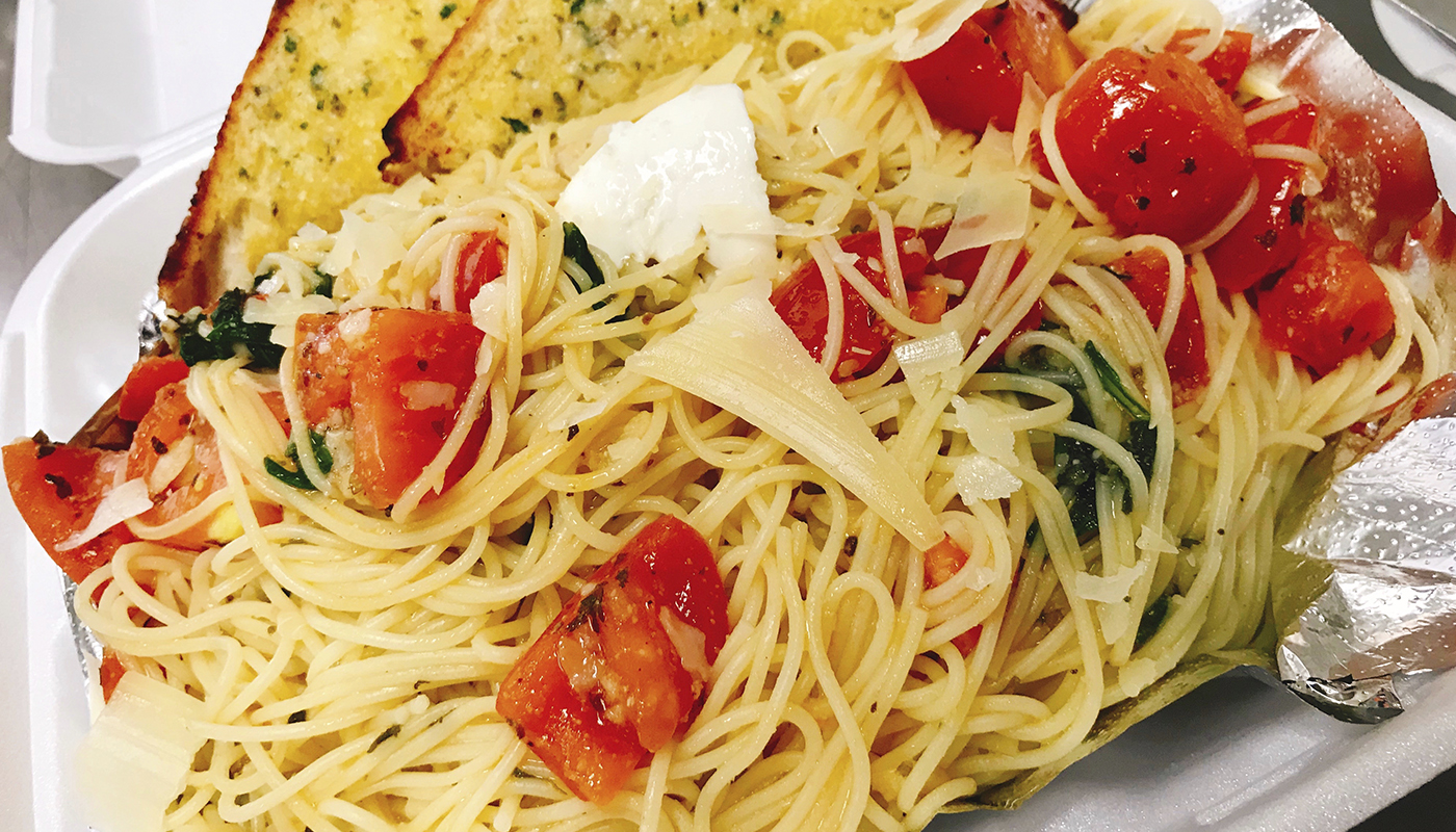 Arranged Food and Objects