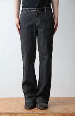 Miniatura: Side Sequin Black - DENIM PANTS