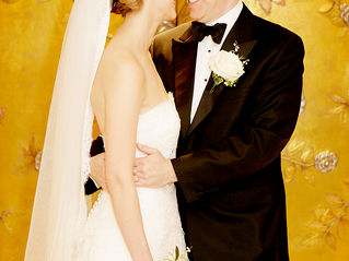 The Dorchester - an English wedding for Americans, Sue & Bill.