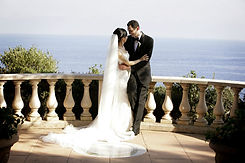 cap ferrat wedding couple