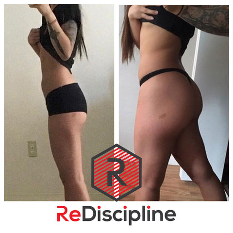 ReDiscipline Weight Loss Transformation Progress Photo before and after fat loss personal training online personal trainer Watford gym Hertfordshire PT