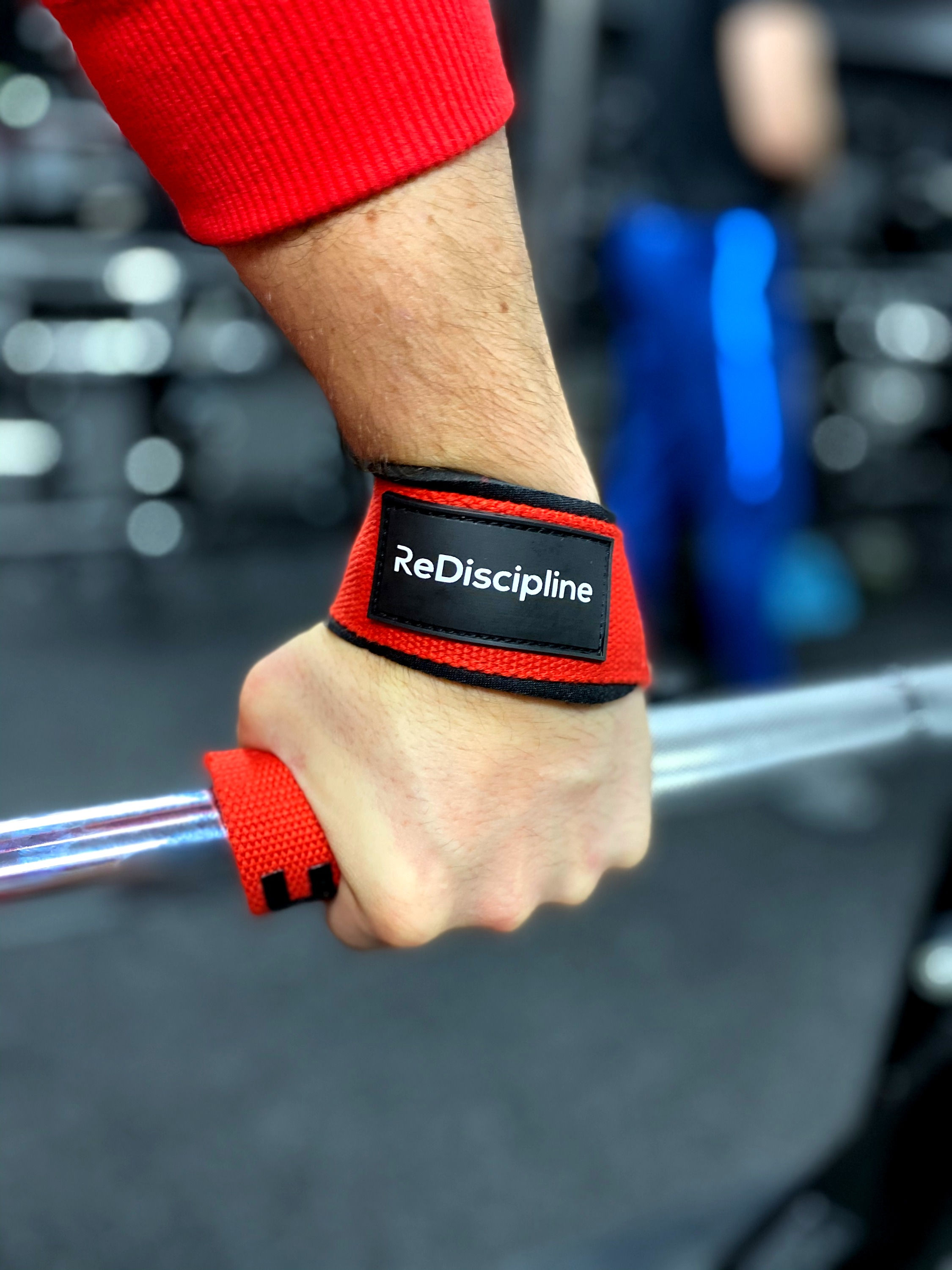 Pro Lifting Straps Weight lifting Powerlifting Straps Red
