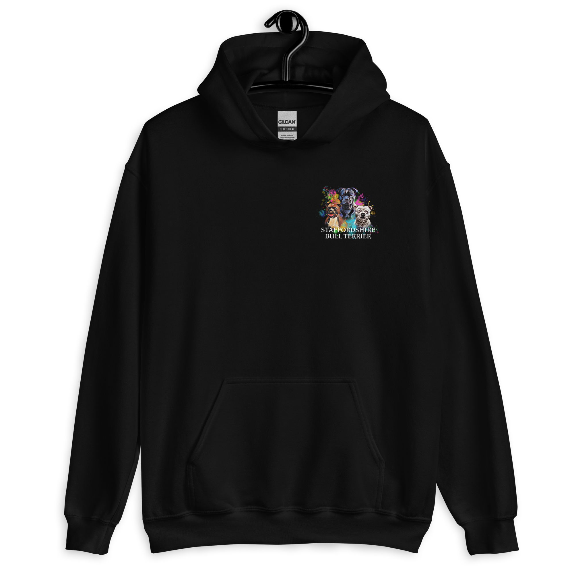 Hoodie Unisex Staffordshire Bull Terrier Paint