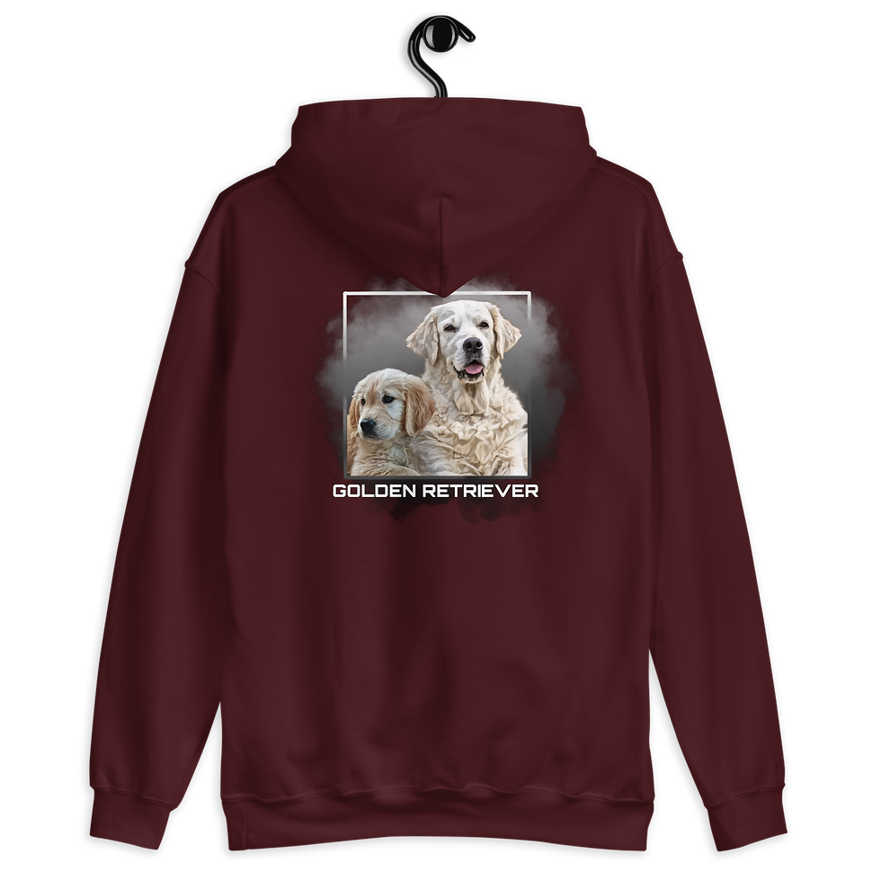 Miniature : Hoodie Unisex Golden Retriever