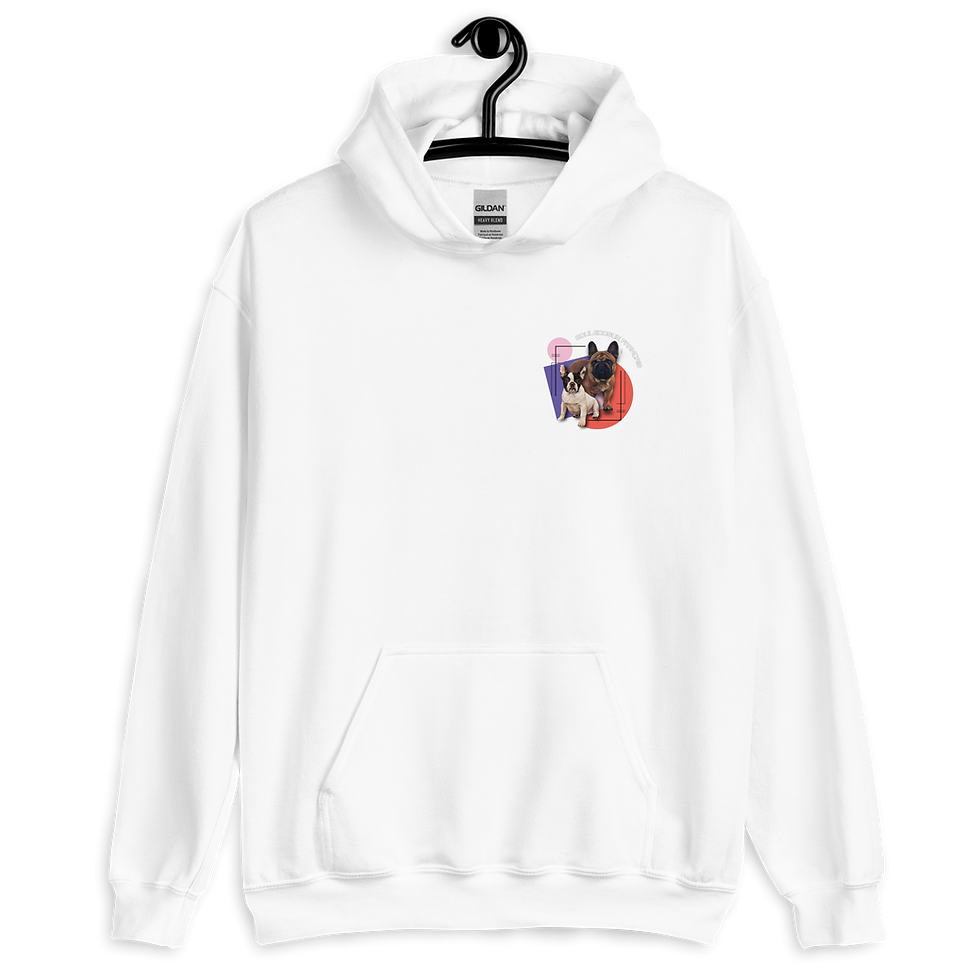 Miniature : Hoodie Unisex Bouledogue français