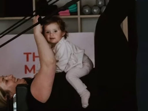 Pre-natal and post-partum pilates class at Sabai Studio in Altrincham