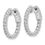 Thumbnail: Lab Diamond Hoop Earrings