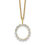 Thumbnail: Letter Pendant Lab Diamond Necklace