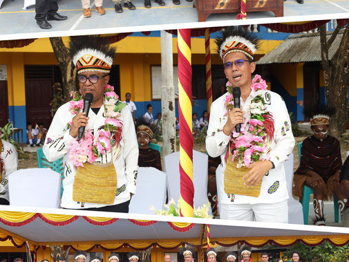 "Sungguh luar biasa" ungkap pimpinan Divisi tatkala melihat semangat umat yang ada di Timika