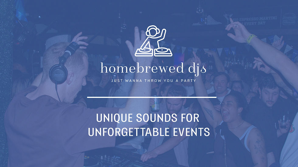Homebrewed DJs: Unique Sounds for Unforgettable Events
