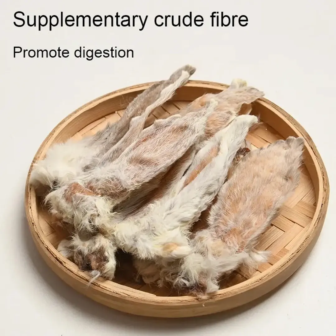 Rabbit ear dog chews