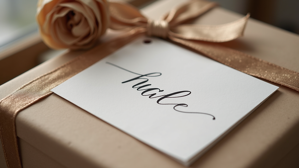 Adding Personal Messages to Your Personalised Gift Cards