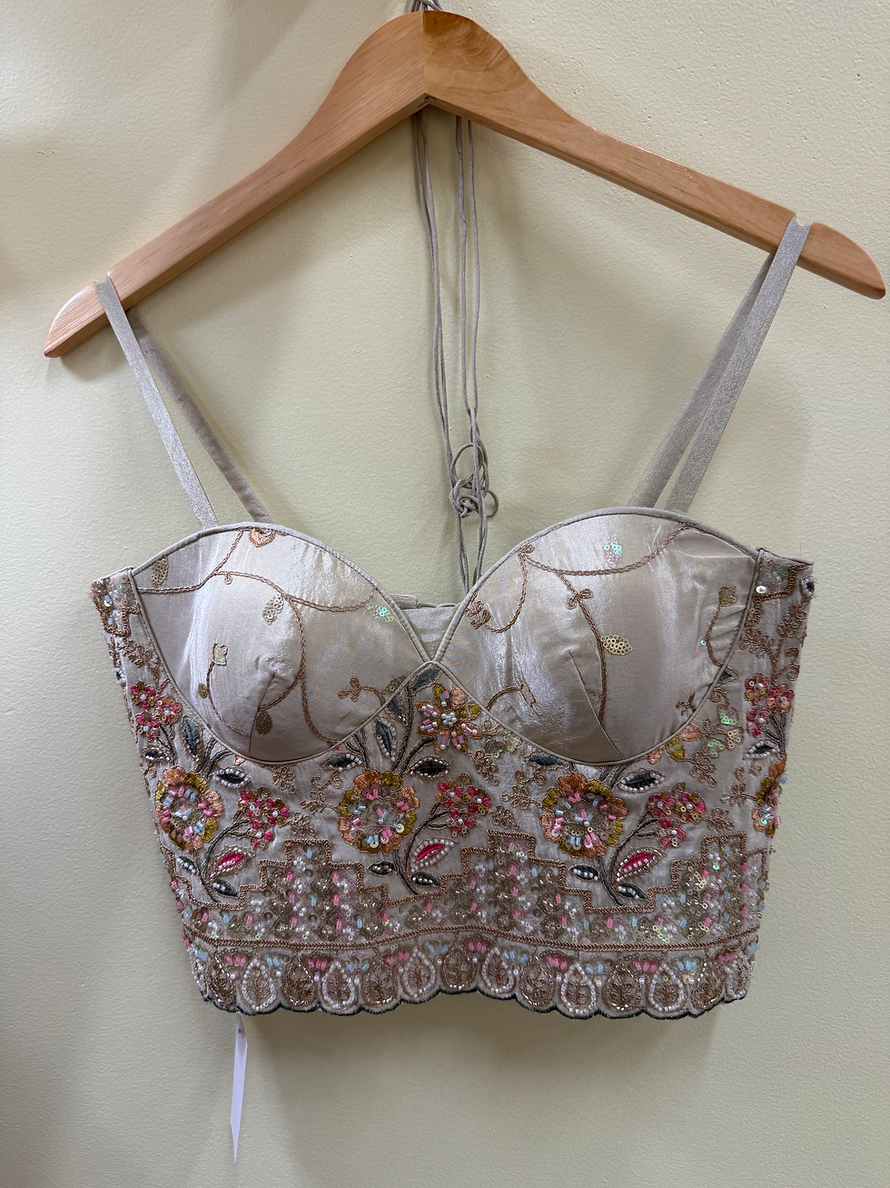 Thumbnail: Embroidered Corset Blouse
