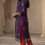 Thumbnail: Elegant Purple Embroidered Kurti with Red Pants – Festive & Occasion Wear Set