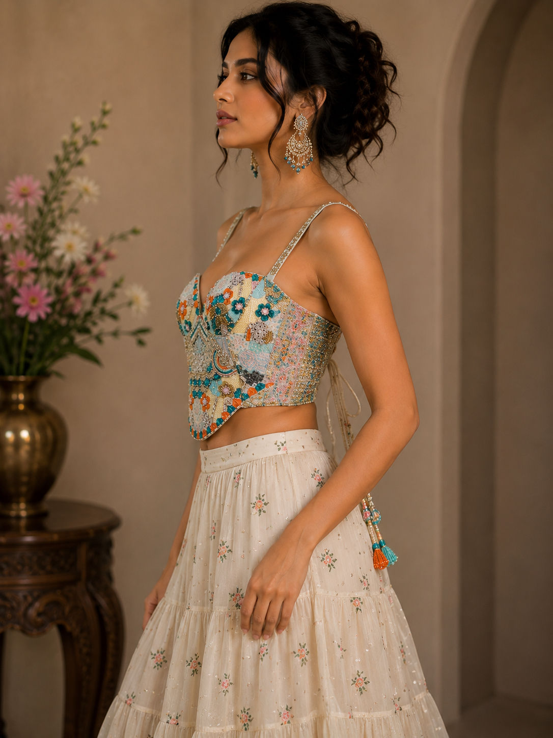 Multicolor Embroidered Corset Blouse – One Corset, Endless Styles