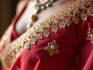 Designing Your Unique Bespoke Bridal Sarees