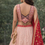 Thumbnail: Blush Pink Embellished Lehenga Set with Mirror Work