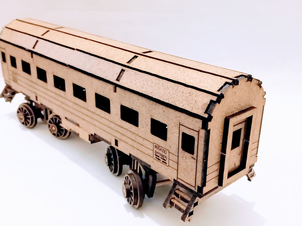 Küçük resim: Tren Vagonu ahşap maket