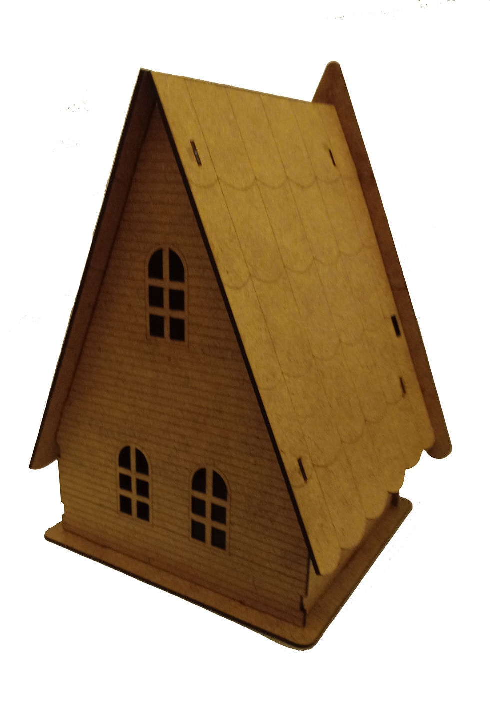 Küçük resim: Kır evi ahşap maket Büyük Boy 310*204*190 mm