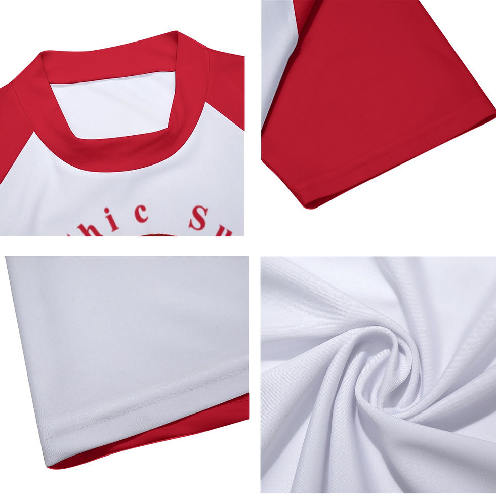 Miniature : Maglietta Surf TuChic bianca e rossa
