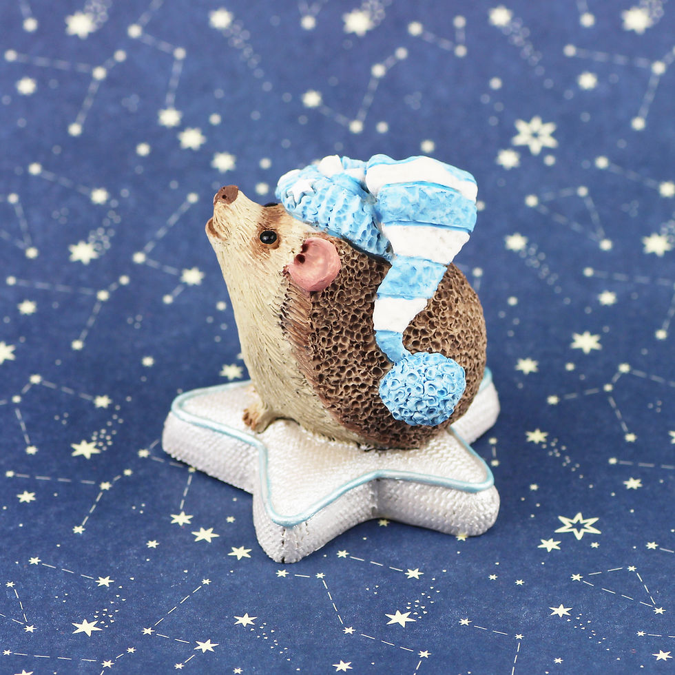 Thumbnail: Wee Willie Winky hedgehog ornament