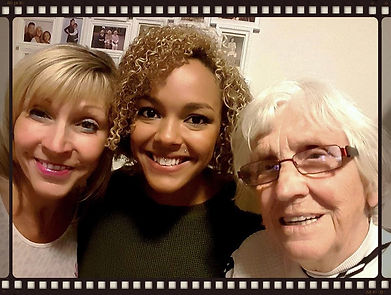 Alana Abdul-Hafiz with her mom and grandmother