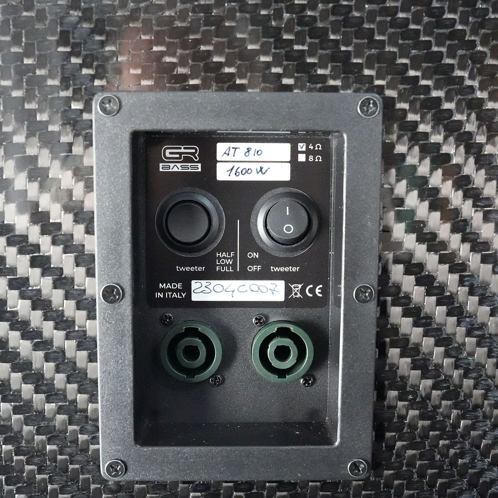 Thumbnail: GR Bass AT 810 - 1600W at 4 ohms - only 53 lbs!