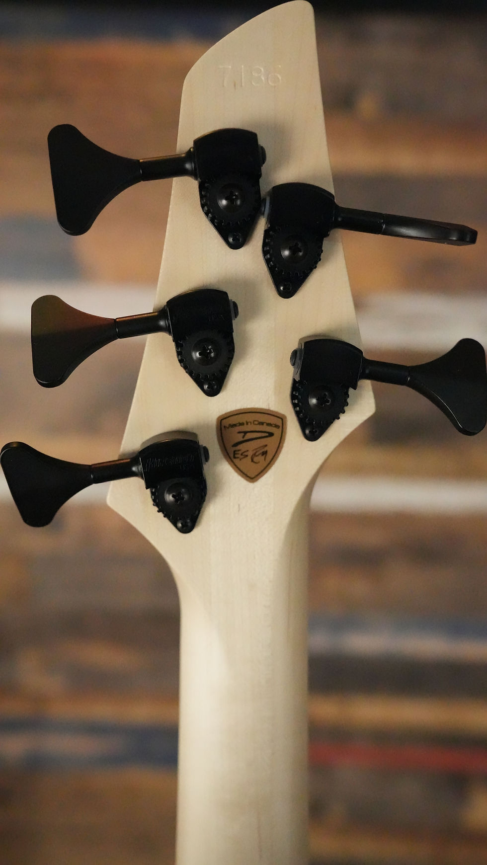 Thumbnail: Dingwall Z1 5-string - Pink to Blue Burst Buckeye Burl top
