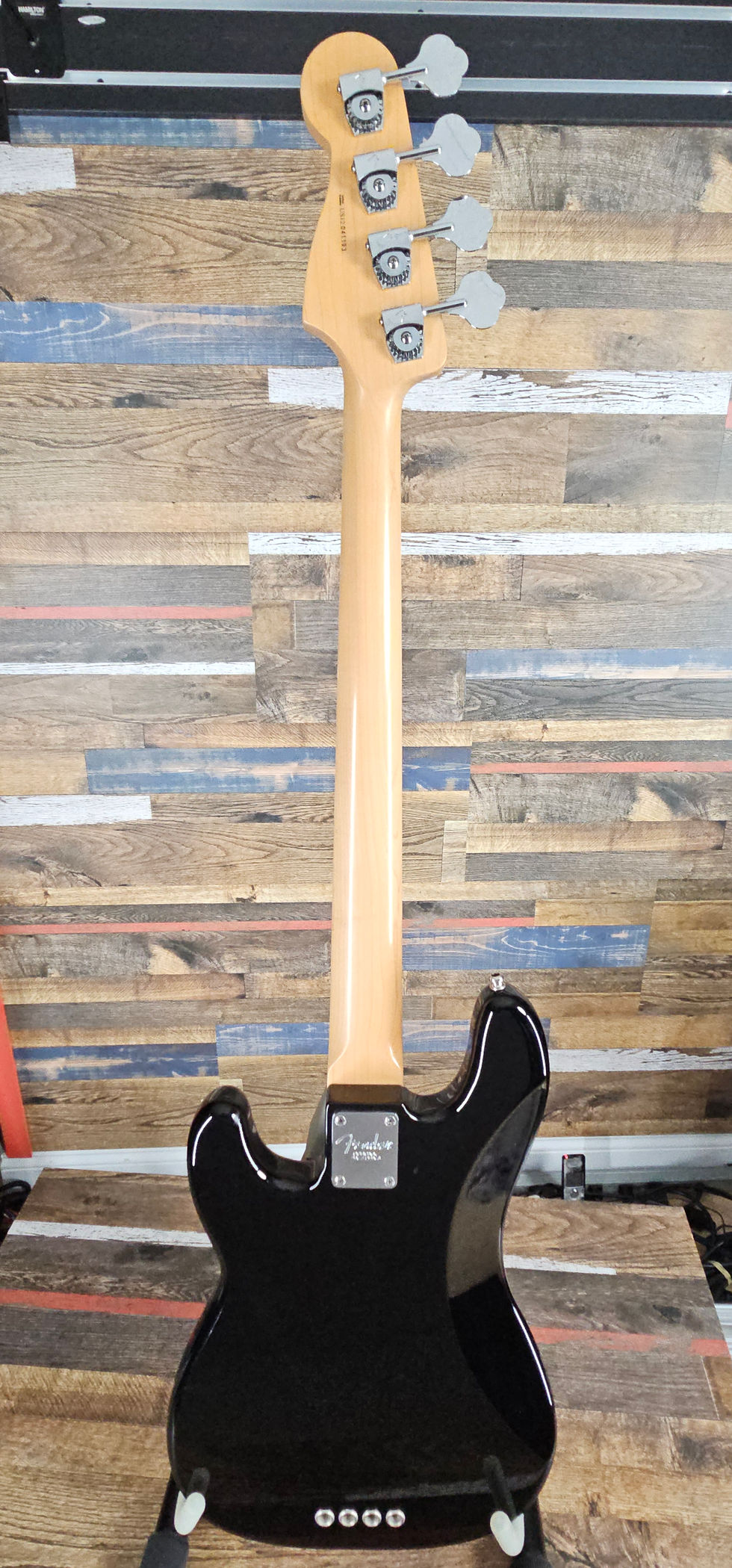 Thumbnail: 2012 Fender American Standard Precision Bass - Gloss Black