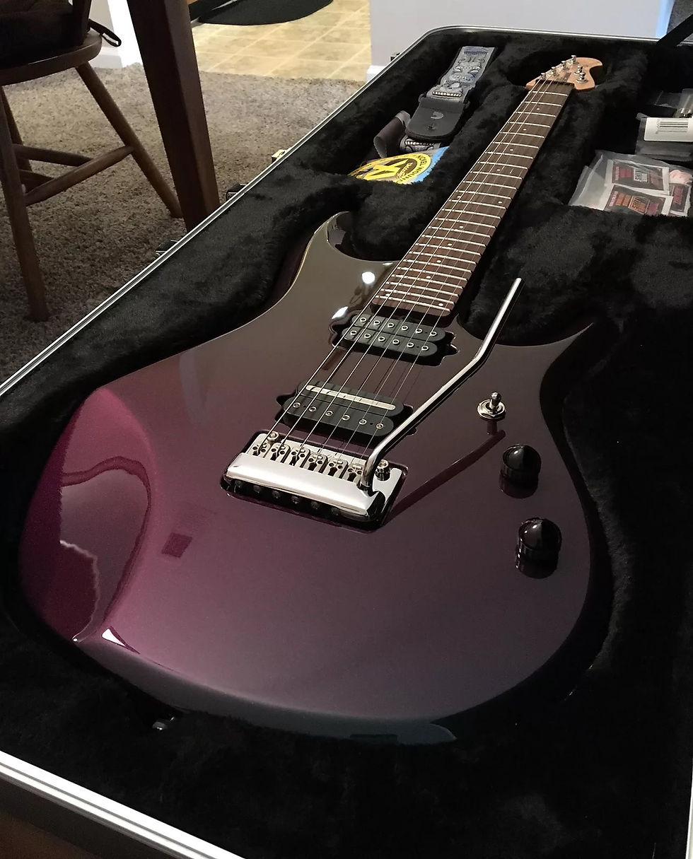 2017 Ernie Ball Music Man JP6 Mystic Dream John Fox Bass