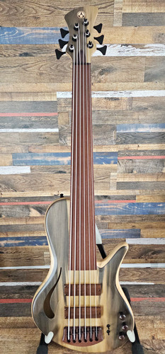 adamovic halo 6弦フレットレスベース Adamovic Halo 6 Hollow Custom Fretless 33