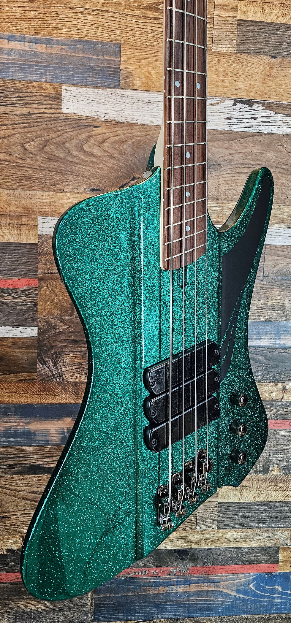 Thumbnail: Dingwall D-Roc Standard 4-string - Gloss Metalflake Aquamarine