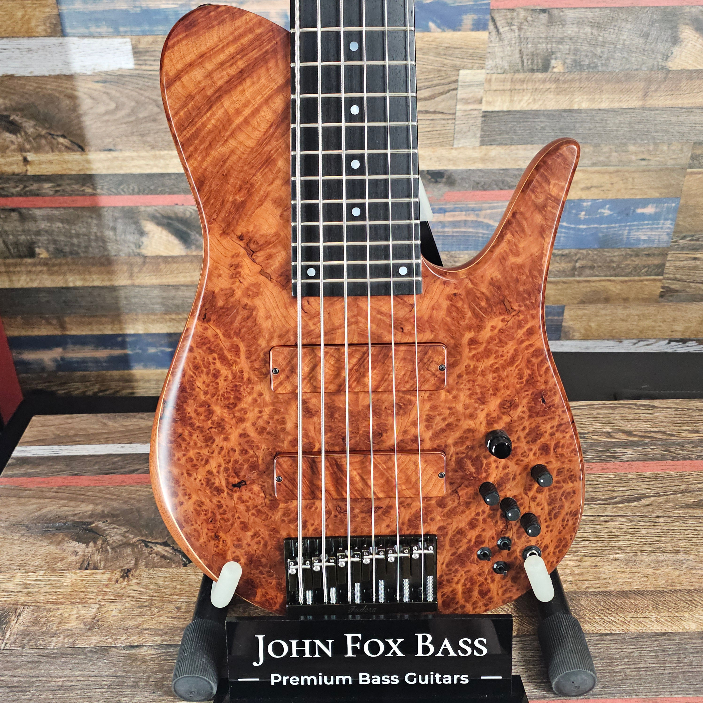Fodera Imperial 6 Elite - Mahogany - Redwood.- Ebony - EXQUISITE!