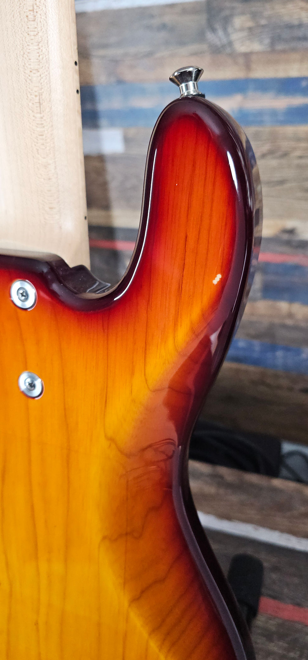Thumbnail: Sadowsky NYC 5-21 Standard JJ with spectacular flame maple top