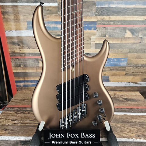 ギター Carlsbr Fuzz-Tone clone Dingwall Z3 6-string - Matte Coco Gold Metallic - Ebony