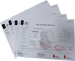 die-casting-mold-steel-heat-certificate-CAMEL