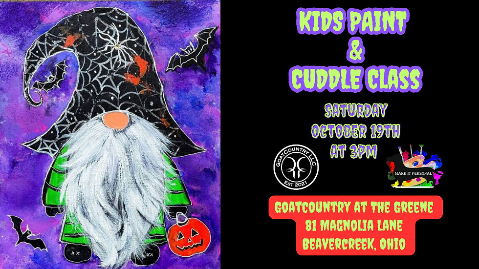 Kid's Paint & Cuddle Class