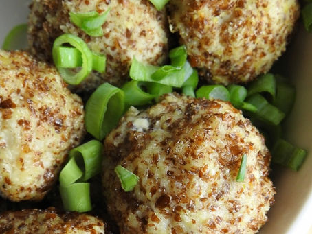Baked turkey breast meatballs 
